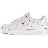 Guess Jeans Bonitah Studded Trainer - White