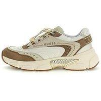 Guess Jeans Imeri Perforated Insert Running Shoes - Beige