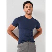 Jack & Jones Short Sleeve Muscle T-Shirt - Navy