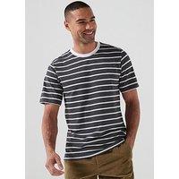 Jack & Jones Stripe T-Shirt - Grey