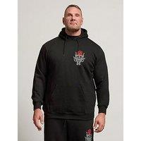 Badrhino Dragon Graphic Hoodie - Black