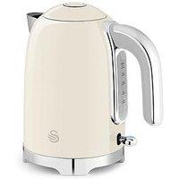 Swan Solace 1.7L Jug Kettle Cream, Fast Boil ,1.7 Litres, 360-Degree Base
