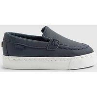 River Island Mini Boys Slip On Occasion Loafers - Blue