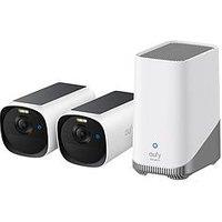 Eufy Eufycam E40 2K Solar Security Camera Cctv 2 Pack With Homebase 3