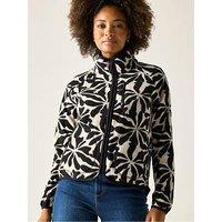 Regatta Womens Frankie Full Zip Printed Fleece - Black