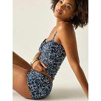 Regatta Womens Aceana Tankini Shorts - Navy Floral