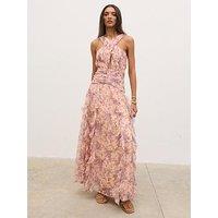 Pretty Lavish Brielle Pleated Maxi Dress