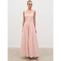 Pretty Lavish Bronte Scoop Neck Maxi Dress - Dusty Rose