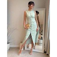 Style Cheat Tailored Dress - Green