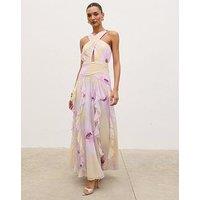 Pretty Lavish Brielle Pleated Maxi Dress