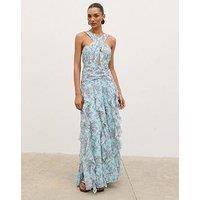 Pretty Lavish Brielle Pleated Maxi Dress
