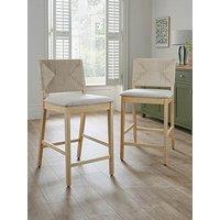 The Very Collection Harper Pair Of Bar Stools - Fsc Certified