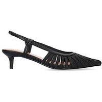 Bibi Lou Sling Back Kitten Heel - Black