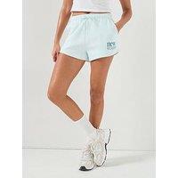 New Balance Womens Reimagined Fleece Short - Blue
