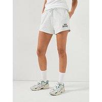 New Balance Women'S Linear Heritage French Terry Shorts - Grey
