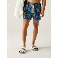 Regatta Mens Loras Swim Shorts - Navy