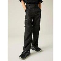 Regatta Boys Sorcer Iii Zip Off Trousers - Black