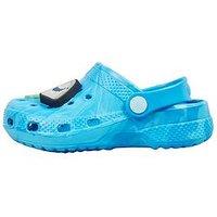 The Very Collection Shark Character Light Up Mule Sandal - Blue