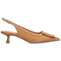 Bibi Lou Bonnie Slingback Shoes - Brown