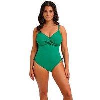 Fantasie Beach Waves Underwire Twist Front Swimsuit With Adjustable Leg - Tourmaline