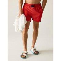 Regatta Mens Mawson Iii Swim Shorts - Red