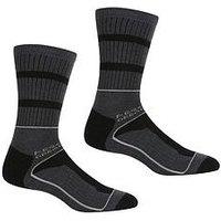 Regatta Mens Samaris 3 Season Hiking Socks - Black