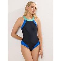 Long Tall Sally Tall Sporty Colour Block Swimsuit