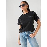 Diesel Normy Logo T-Shirt - Black