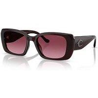 Coach 0Hc8435U Square Sunglasses - Brown