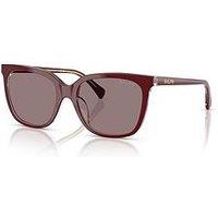 Ralph 0Ra5343U Square Sunglasses - Transparent Burgundy