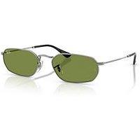Ray-Ban Ray Ban 0Rb3947 Irregular Sunglasses - Green