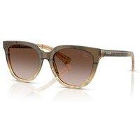 Burberry Phantos Sunglasses- Beige With Gradient Lens