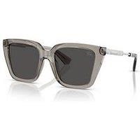 Burberry Square Sunglasses Grey With Dark Tint Lens