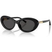 Dolce & Gabbana Marlene 0Dg4519 Oval Sunglasses - Black
