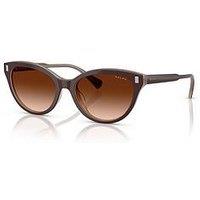 Ralph 0Ra5326U Cat Eye Sunglasses - Brown