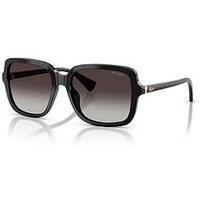 Ralph 0Ra5333U Square Sunglasses - Black