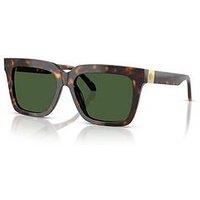 Versace Sqaure Sunglasses- Brown