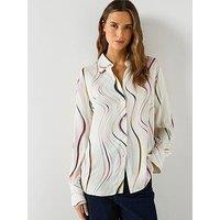 Ps Paul Smith Womens Swirl Shirt - White