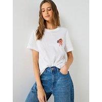 Ps Paul Smith Womens Strawberry T-Shirt - White
