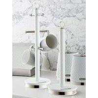 Swan Towel Pole And Mug Tree Set