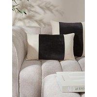 Michelle Keegan Home Velvet Panel Bolster Cushion Cover