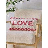 The Very Collection Love Woven Cushion Cover