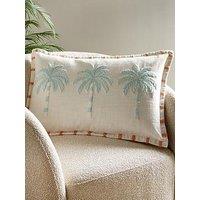 The Very Collection Embroidered Palms Cushion Cover