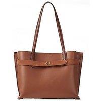 Luella Grey Oriana Laptop Tote - Conker