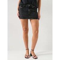 Diesel De-Ron Denim Skirt - Black