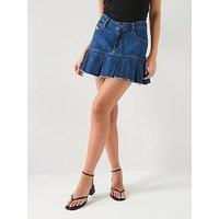 Diesel De-Reen Denim Skirt - Dark Blue