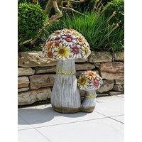 Heaven Sends Floral Toadstool Decoration