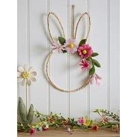 Heaven Sends Rabbit Hanger With Felt Flowers