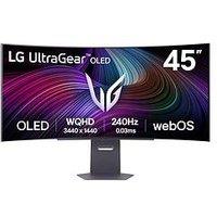 Lg 45In Ultragear Oled Wqhd 240Hz 0.03Ms G-Sync Compatible 800R Curved Gaming Monitor With Webos