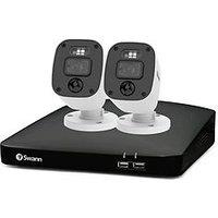 Swann 4 Channel 2 Camera 1080P Cctv Kit With 64Gb Sd Card